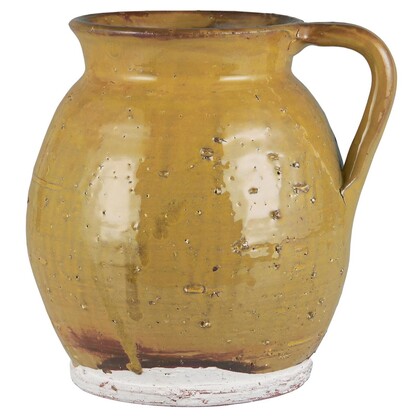 IB LAUERSEN VASE, RUSTIK MUSTARD