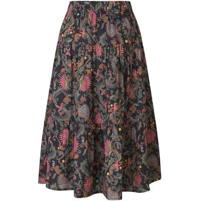 LOLLYS LAUNDRY NEDERDEL, MORNING MIDI FLOWER PRINT
