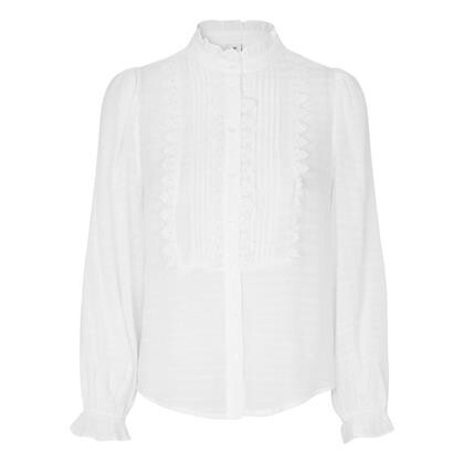 LOLLYS LAUNDRY SKJORTE, ARIEL WHITE