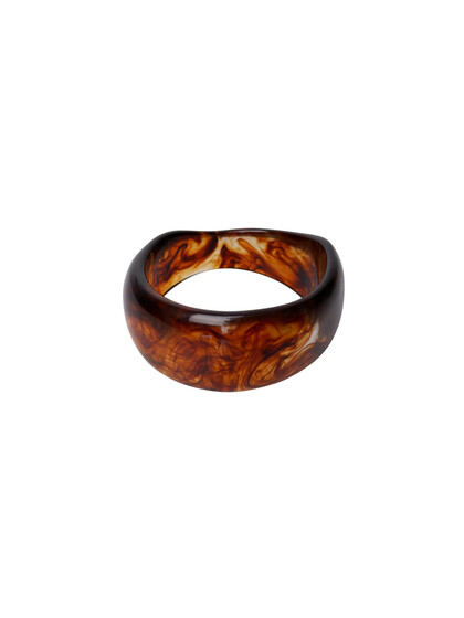 BLACK COLOUR ARMBÅND, ADA BANGLE DK. TORTOISE
