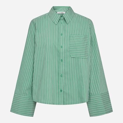 CO' COUTURE SKJORTE, BALI BELL GREEN