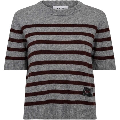 HAUTE L 'AMITIE STRIK, CASH STRIPE GREY/AMARONE