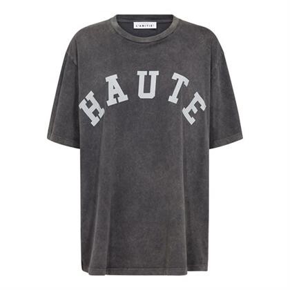 HAUTE L' AMITIE T-SHIRT, NOMA ACID BLACK WASH