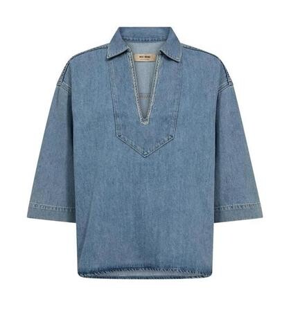 MOS MOSH DENIM SKJORTE, MERLA DECO