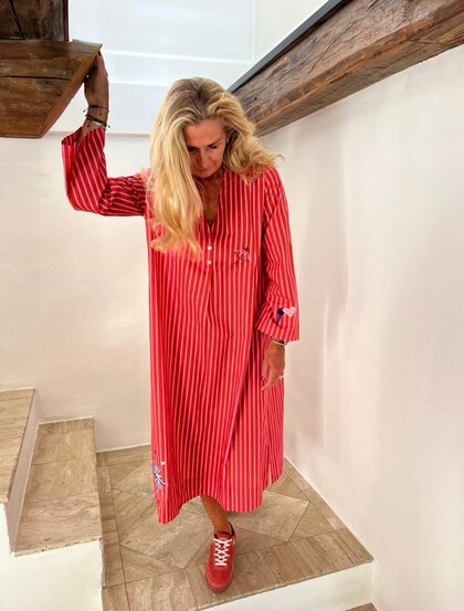 WAUW KJOLE, ULRIKKE LONG LIGHT PINK