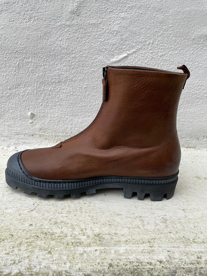 LOFINA STØVLE, ZIPPER GASOLINE CARAMELLO