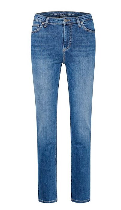 MY ESSENTIAL JEANS, CELINA HIGH STRAIGH MEDIUM BLUE WASH
