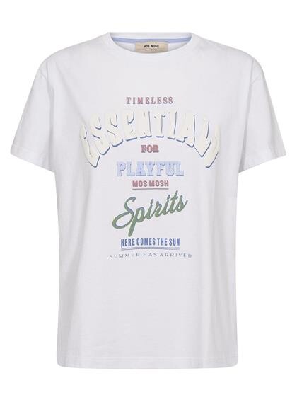 MOS MOSH T-SHIRT, RAFT WHITE