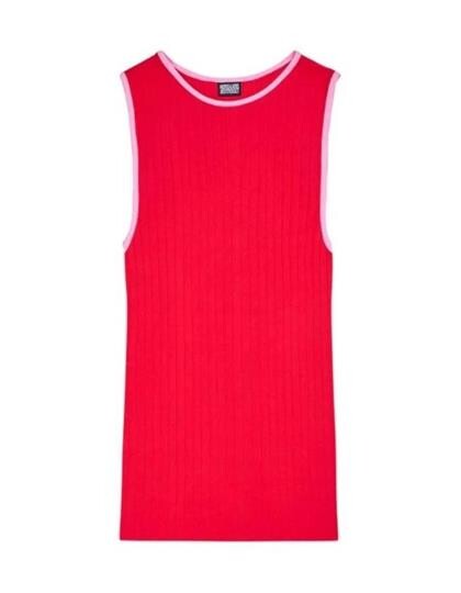 NØRGAARD PÅ STRØGET TANK TOP, RED/LT. PINK