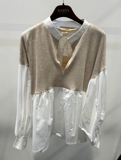 MARTA BLUSE, 82010 BEIGE