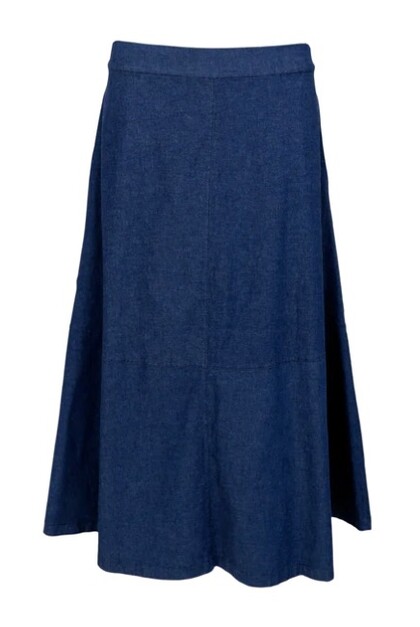 BLACK COLOUR NEDERDEL, JANE DENIM BLUE