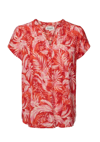 LOLLYS LAUNDRY BLUSE, HEATHER RED