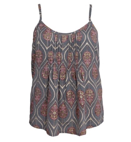 BLACK COLOUR TOP, LUNA TULIP GREY