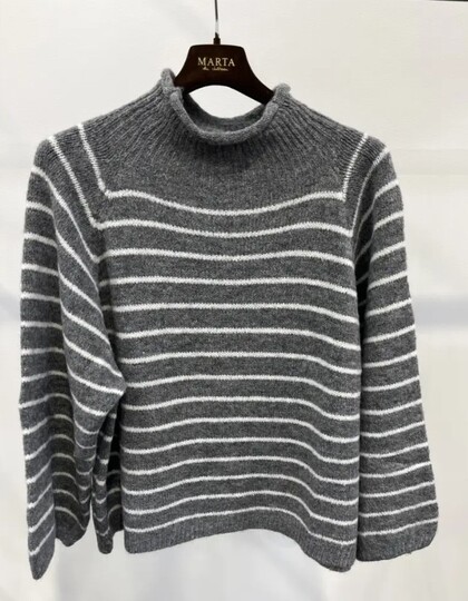 MARTA STRIK, 23427 GREY/WHITE