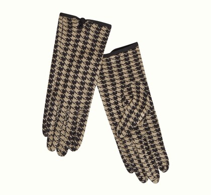 KING LOUIE HANDSKER, PIED DE POULE MARZIPAN