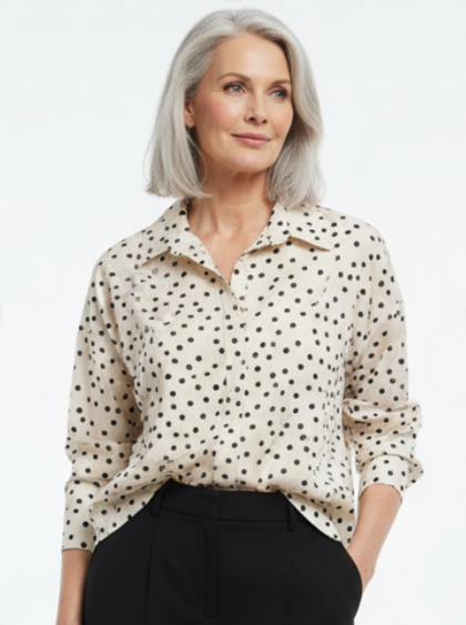 AMAZE CPH SKJORTE, AMBER CHAMPAGNE