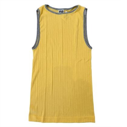 NØRGAARD PÅ STRØGET TANK TOP, YELLOW/ LT. GREY