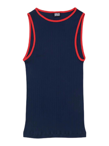 NØRGAARD PÅ STRØGET TANK TOP, MARINE/RED