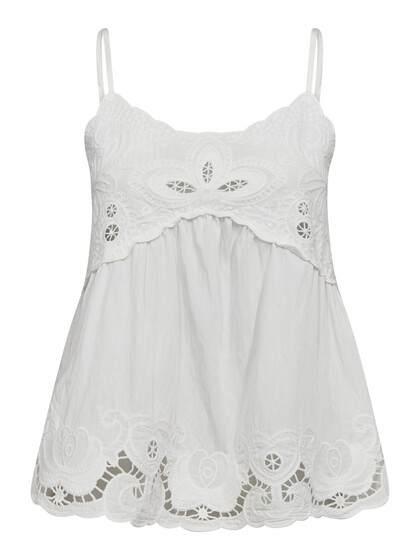 CO'COUTURE TOP, ASTOR SINGLET WHITE