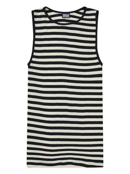 NØRGAARD PÅ STRØGET TANK TOP, BLACK/ECRU