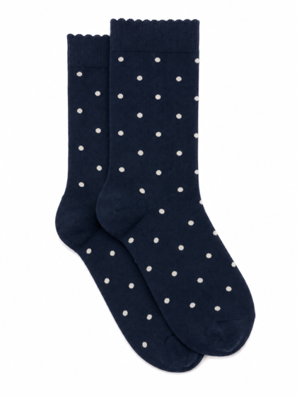 MP STRØMPER, 77769-807 NAVY PRIK