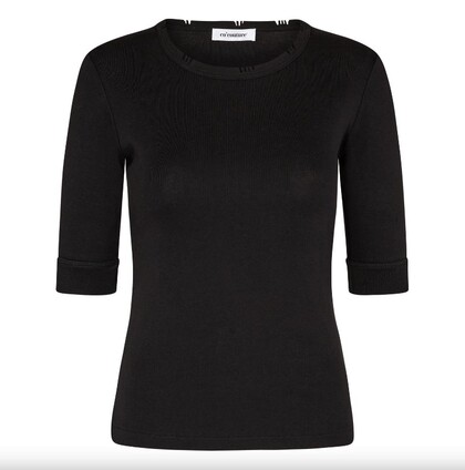 CO' COUTURE T-SHIRT, GRANNY SS BLACK