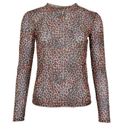 BLACK COLOUR MESH T-SHIRT, FLORENCE