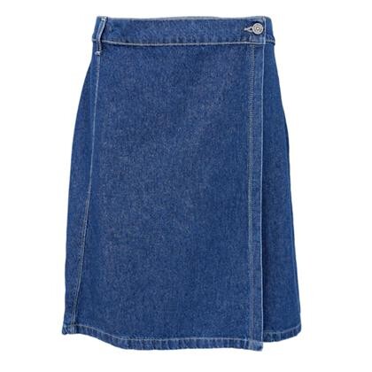 BLACK COLOUR NEDERDEL, RAY WRAP DENIM