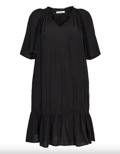 CO' COUTURE KJOLE, SUNRISE FLOW CROP BLACK