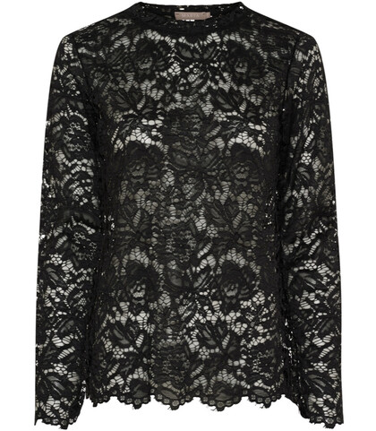 MARTA BLONDE BLUSE, 7707 BLACK