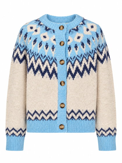 GOSSIA CARDIGAN, SOLE BLUE MIX