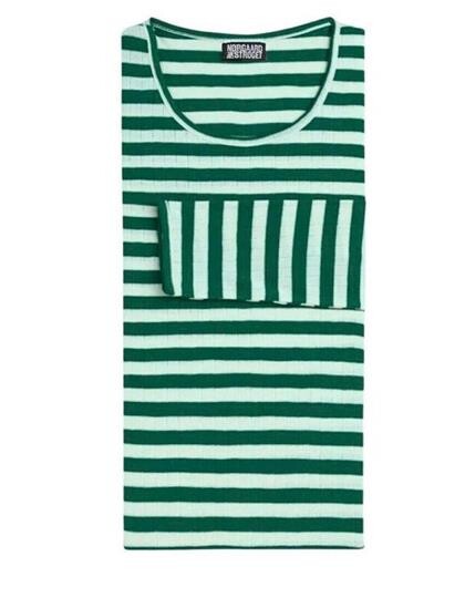 NØRGAARD PÅ STRØGET T-SHIRT, 101 BOTTLEGREEN/STONE