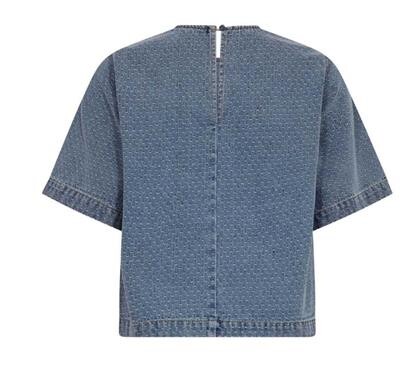 CO' COUTURE BLUSE, LOVA DENIM BLUE