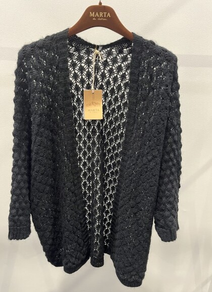 MARTA CARDIGAN, 6202 BLACK