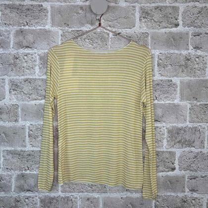 CABANA LIVING T-SHIRT, STRIPE YELLOW