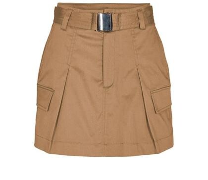 CO' COUTURE NEDERDEL, MARSHALL CROP POCKET WALNUT