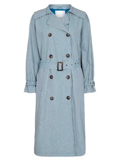 CO' COUTURE FRAKKE, MILKIE TRENCH DENIM BLUE