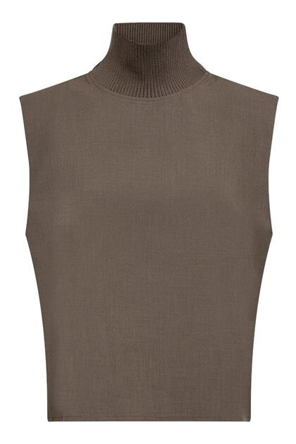 CO' COUTURE VEST, VIDA WALNUT