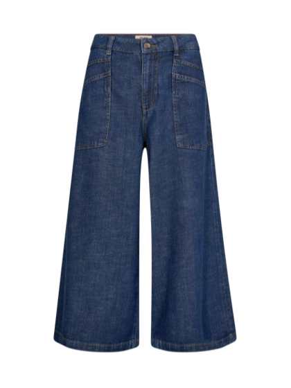 MOS MOSH JEANS, CULOTTE ARGE DARK BLUE