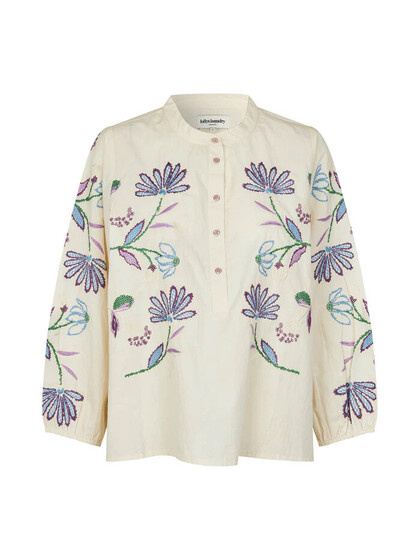 LOLLYS LAUNDRY SKJORTE, FAITH CREME