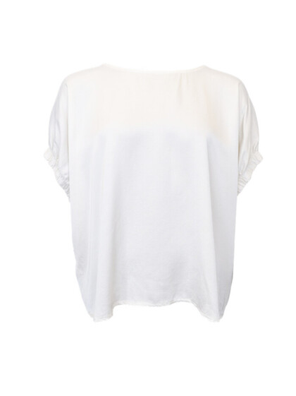 BLACK COLOUR BLUSE, MABEL OFF WHITE