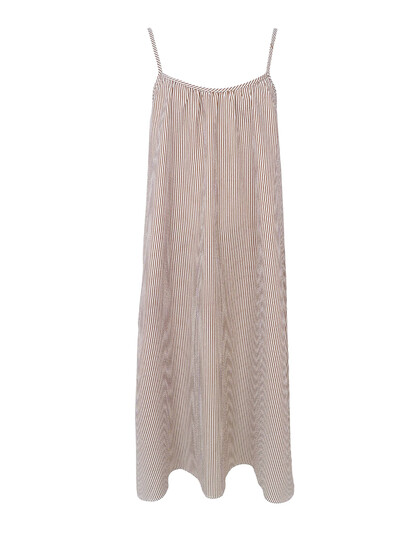 BLACK COLOUR KJOLE, CATHERINE STRAP CAMEL