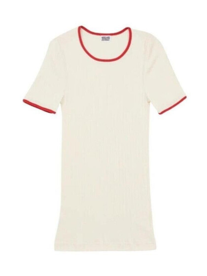 NØRGAARD PÅ STRØGET T-SHIRT, K/Æ ECRU/RED
