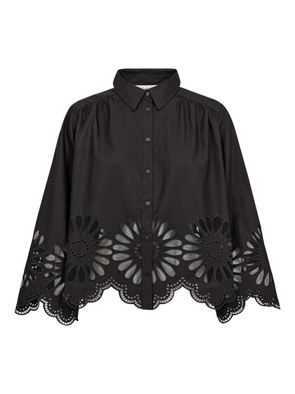 CO' COUTURE BLUSE, MELISE BLACK