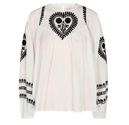 GOSSIA BLUSE, HAZELGO OFF WHITE