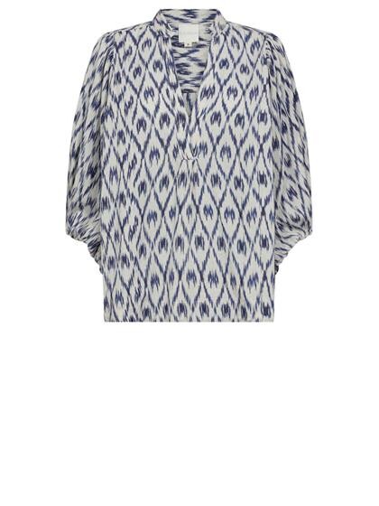 GOSSIA BLUSE, SIGGA JO BLUE/WHITE