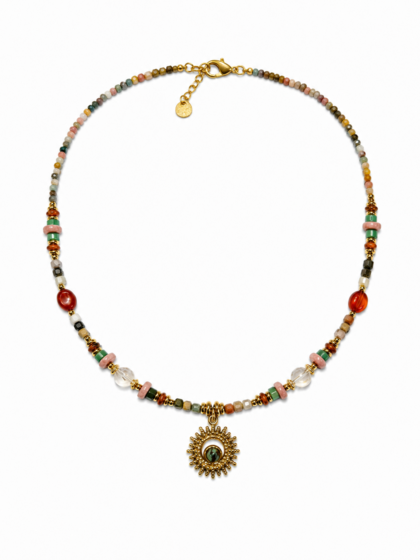 QNUZ NECKLACE, AGAT 1460