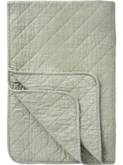 IB LAURSEN VATTÆPPE, 0788-81 QUILT GRØN STRIB