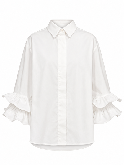 CO' COUTURE SKJORTE, HALEN FLARE WHITE