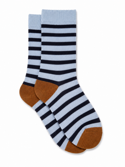 MP STRØMPER, 77715-1128 DENIM STRIB
